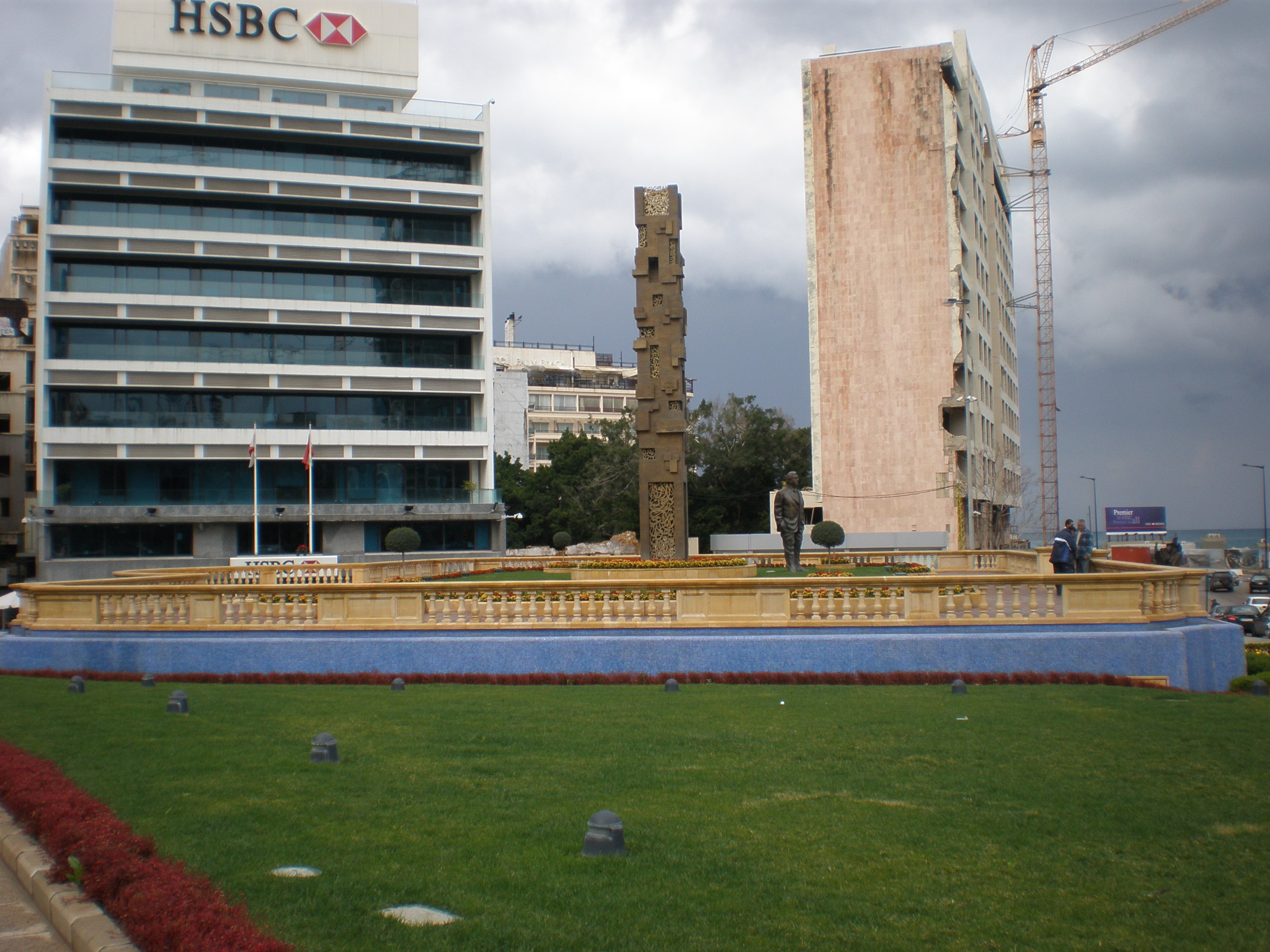 PRESIDENT HARIRI MEMORIAL — ST GEORGES HOTEL AREA, BEIRUT